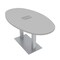 Skutchi Designs 33.5 in W, 59.5 in L, 29 in H, Engineered Wood Top, Grey HAR-BOVL-34X60-DOU-ELEC-XD01 - alternate 1
